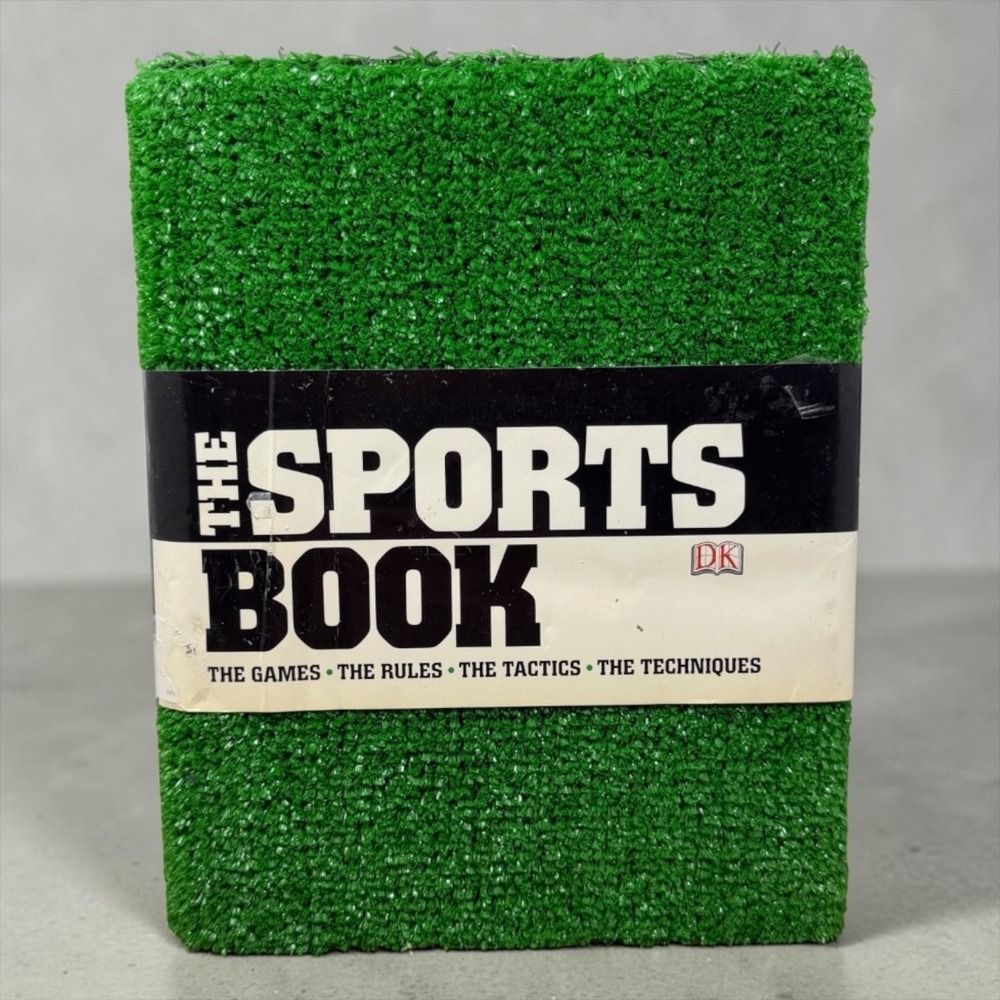 DK Publishing The Sports Book Hardcover Green Astroturf Cover Illustrated Guide